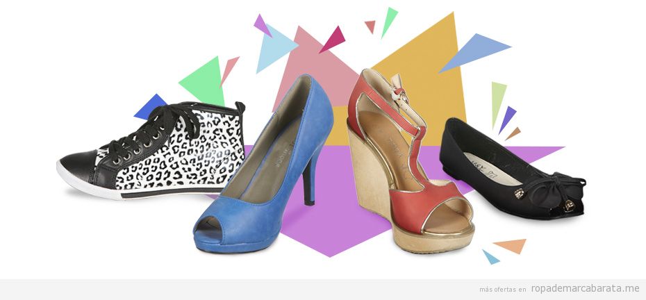 Zapatos tacón, sandalias bailarinas y zapatillas de verano diferentes marcas, outlet online