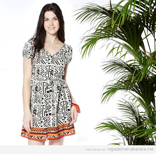 Vestido corto verano marca Kushi barato, comprar outlet online