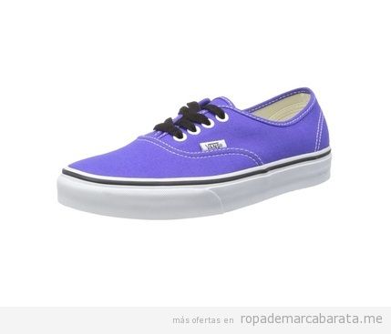Zapatillas mujer marca Vans baratas, color violeta, outlet online
