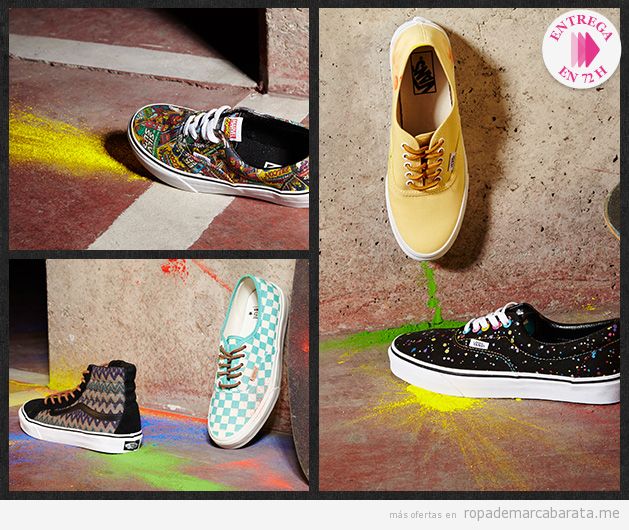 Zapatillas Vans de colores y fantasía, Outlet Online