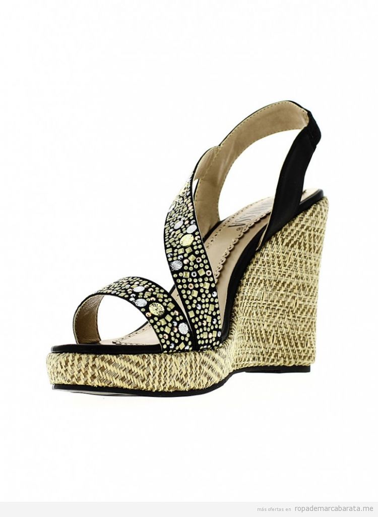 Sandalias cuña marca Shoes and the city baratas, outlet online