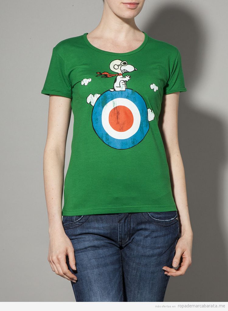 Camiseta Snoopy barata, outlet online