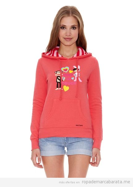Sudadera marca Paul Frank barata para chica, outlet online