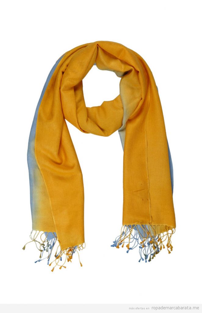 Fular, estola y bufandas de seda y lana marca Kashmir House baratas, outlet online 3