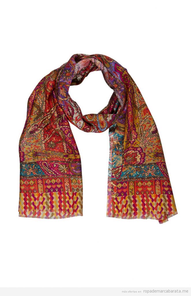 Fular, estola y bufandas de seda y lana marca Kashmir House baratas, outlet online