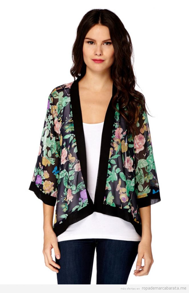 Chaqueta kimono mujer marca Iska baratos, outlet online