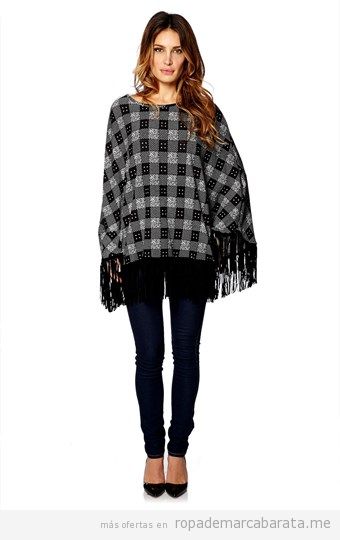 Ponchos de mujer marca French Code baratos, outlet online 3