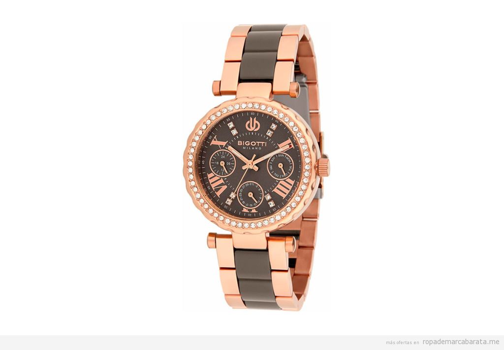 Relojes de acero de mujer marca Bigotti Milano baratos, outlet online