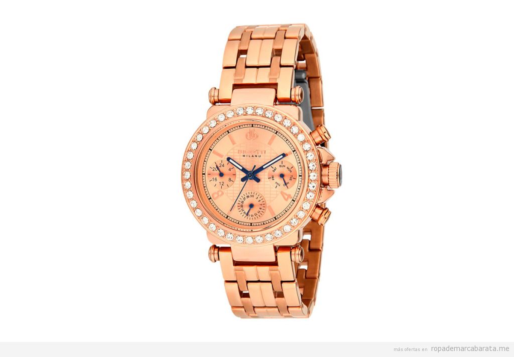 Relojes de acero de mujer marca Bigotti Milano baratos, outlet online 2