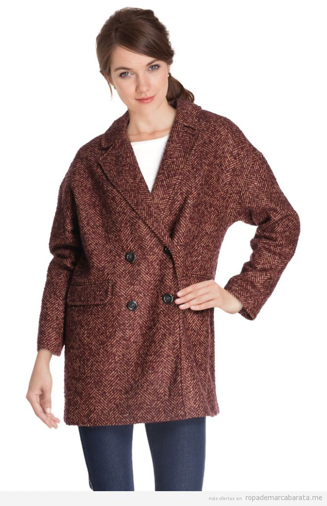 Abrigos lana marca Camaieu baratos, outlet online 2