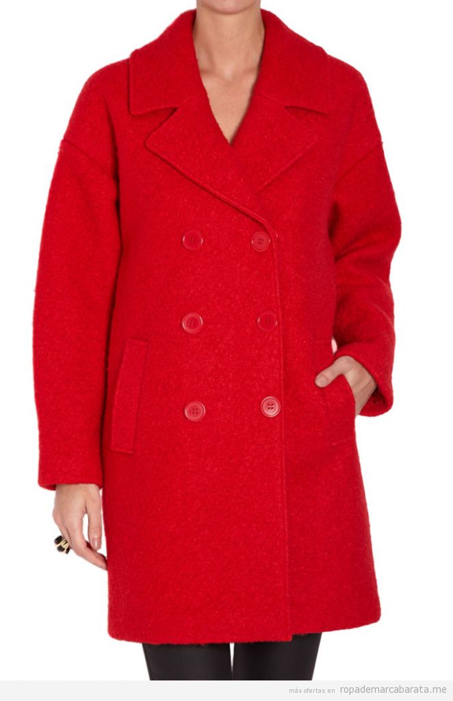 Abrigo rojo marca Morgan de toi barato, outlet online