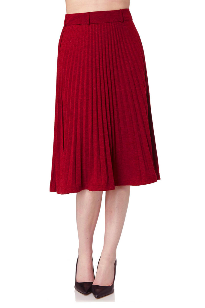 Faldas midi plisadas marca Yumi baratas, outlet online