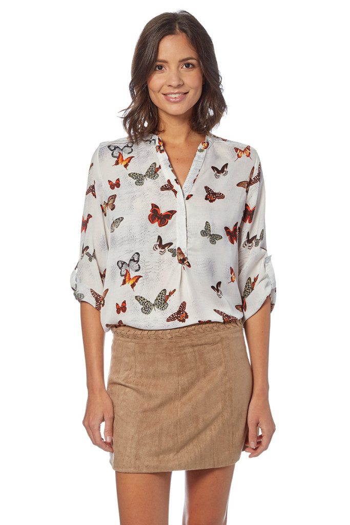 Blusa mariposa y falda ante marca Goa baratas, outlet