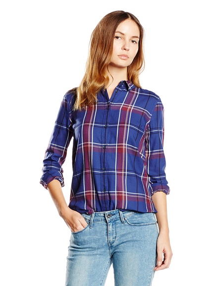 Camisa cuadros marca Levi's mujer, outlet