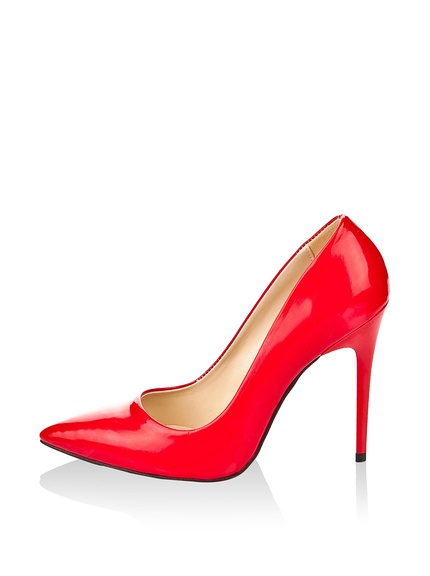 Zapatos salones color rojo marca Pembe Potin baratos, outlet