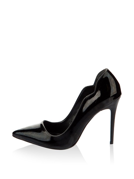 Zapatos salones color negro marca Pembe Potin baratos, outlet 3