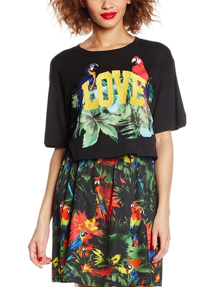 Camisetas y faldas estampado verano marca Love Moschino baratos, outlet