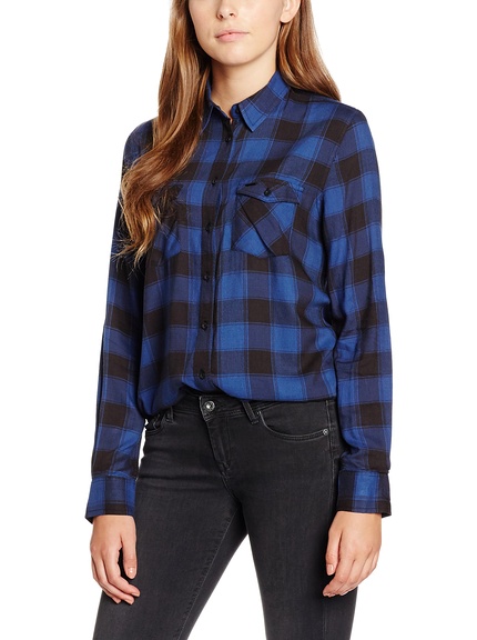 Camisa cuadros mujer marca Pepe Jeans barata, outlet onlineuadros mujer marca Pepe Jeans barata, outlet online