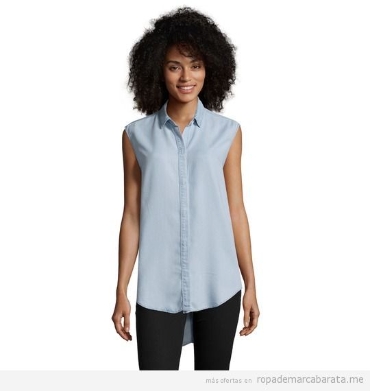 Camisa mujer marca Calvin Klein Jeans baratas, outlet