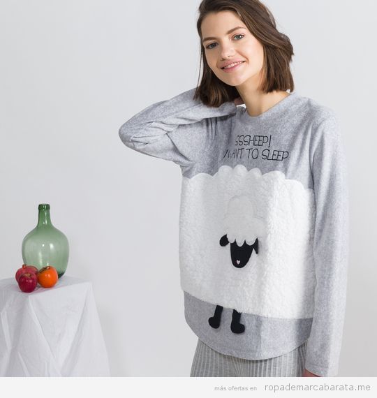 Pijama ovejas marca Oysho baratos, outlet