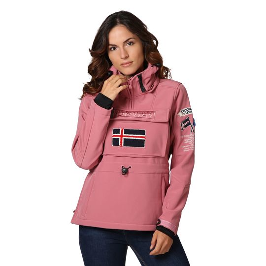 Anorak marca Geographical Norway rosa barato para mujer 2
