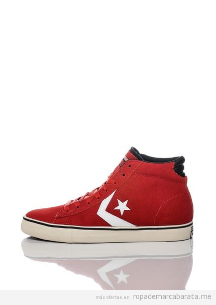 Zapatillas rojas marca Converse baratas, comprar outlet online